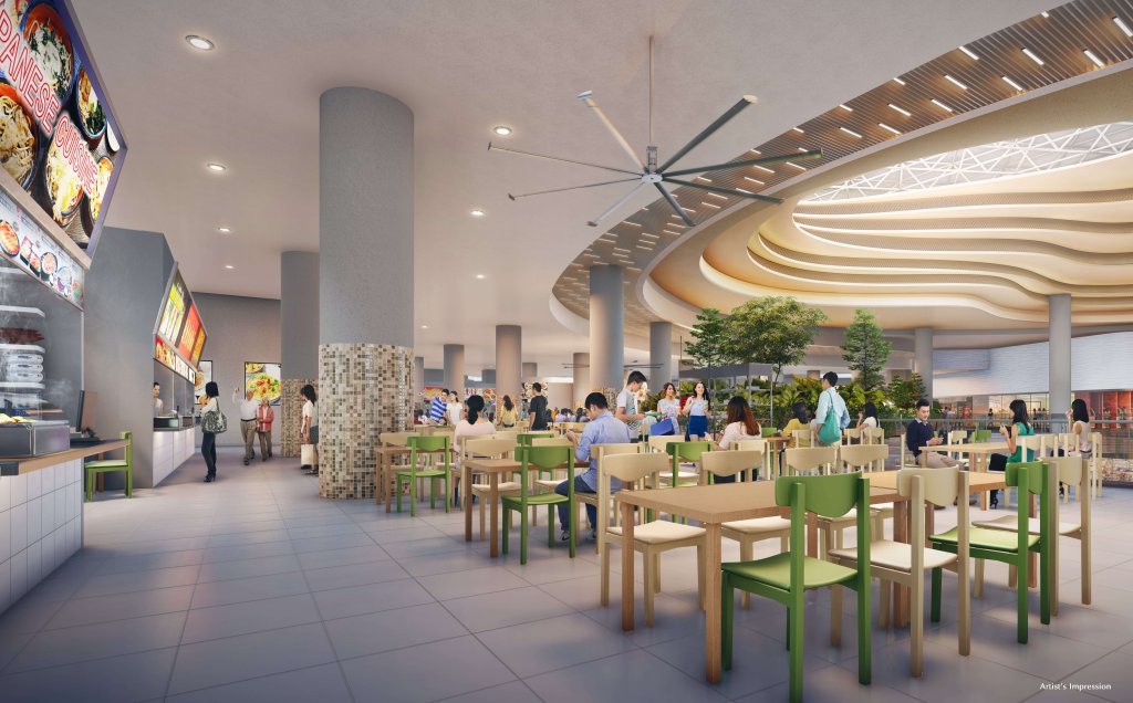 Sengkang Grand Residences hawker centre, Sengkang, Singapore