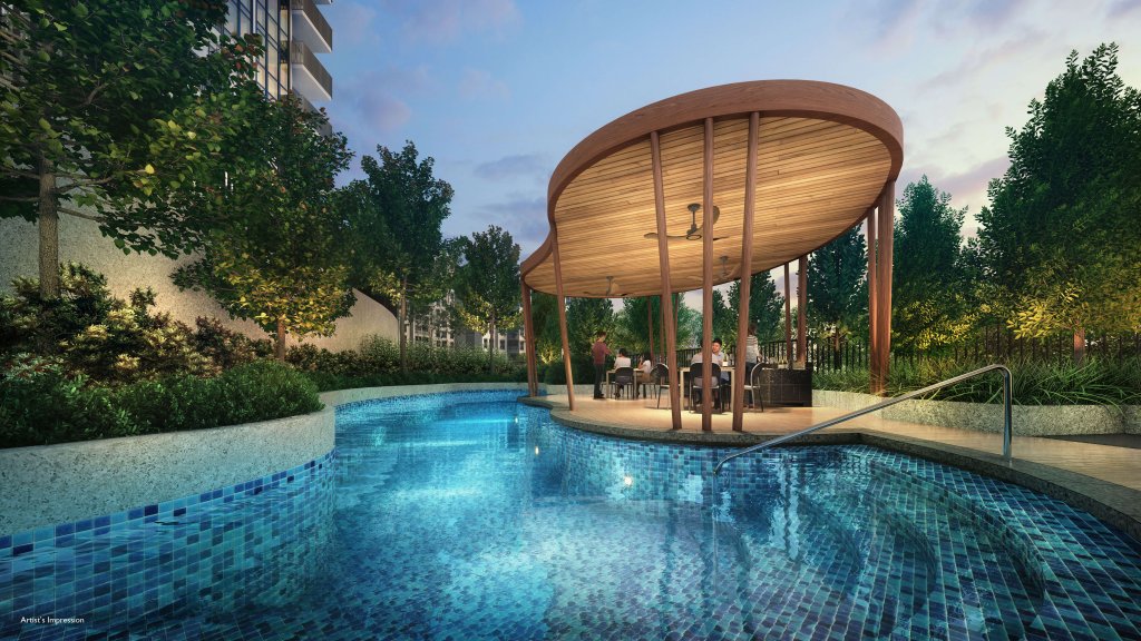 Sengkang Grand Residences pavilion, Sengkang, Singapore