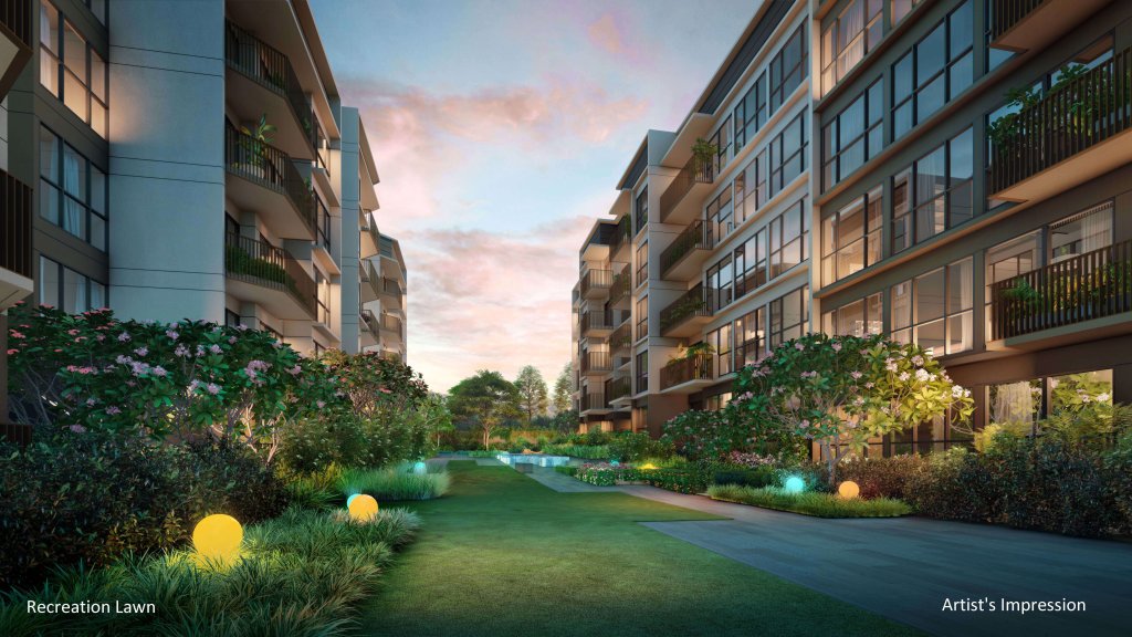 The Watergardens at Canberra landscaped garden, Sembawang, Singapore