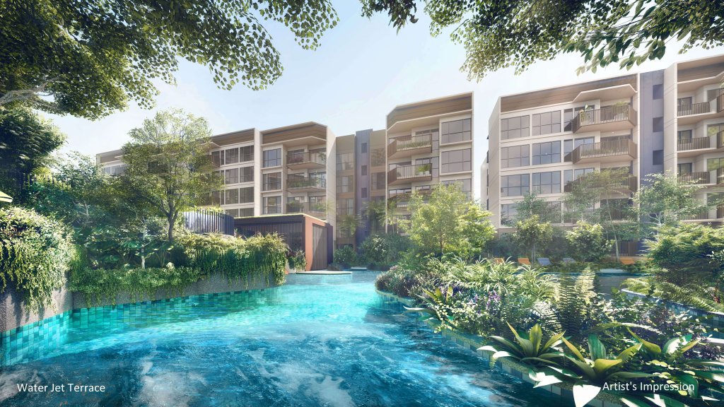 The Watergardens at Canberra swimming pool, Sembawang, Singapore