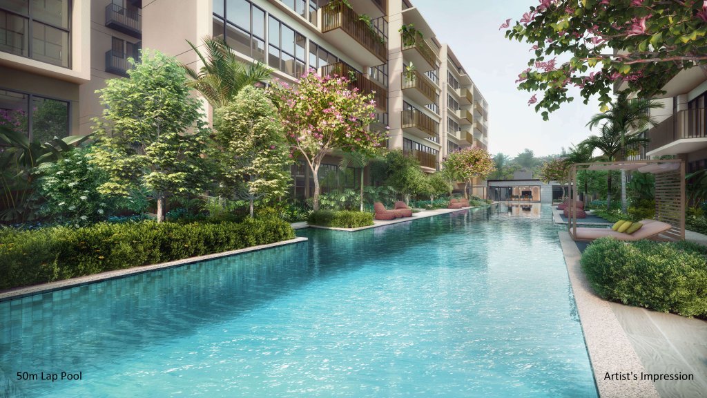 The Watergardens at Canberra swimming pool, Sembawang, Singapore