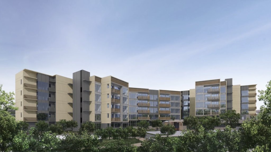 The Watergardens at Canberra tower exterior, Sembawang, Singapore