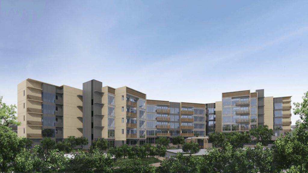 The Watergardens at Canberra tower exterior, Sembawang, Singapore