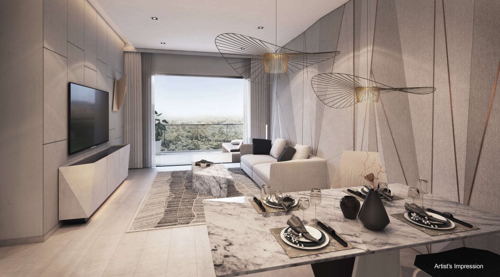 The Woodleigh Residences living room, Toa Payoh, Singapore
