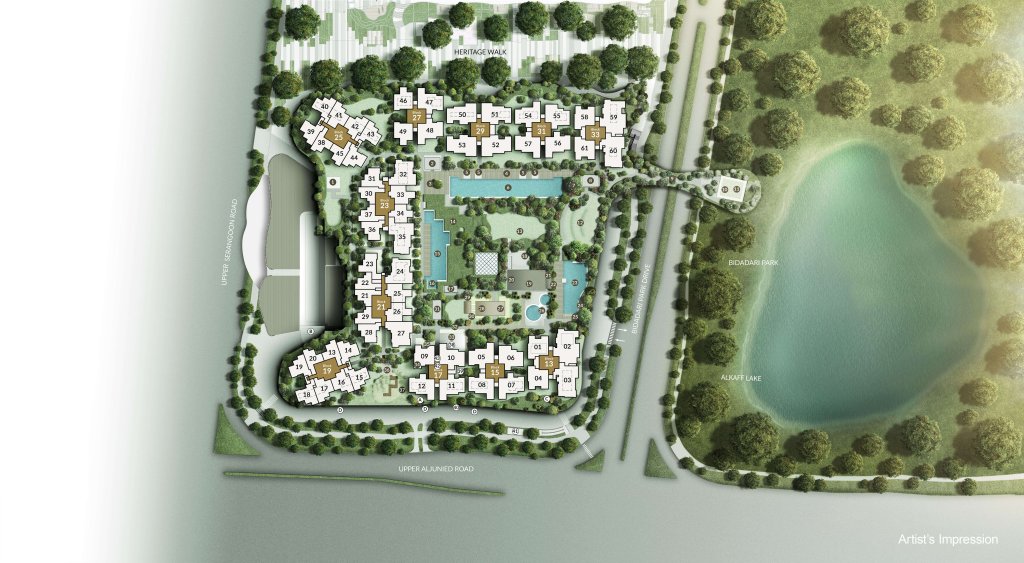 The Woodleigh Residences site plan, Toa Payoh, Singapore