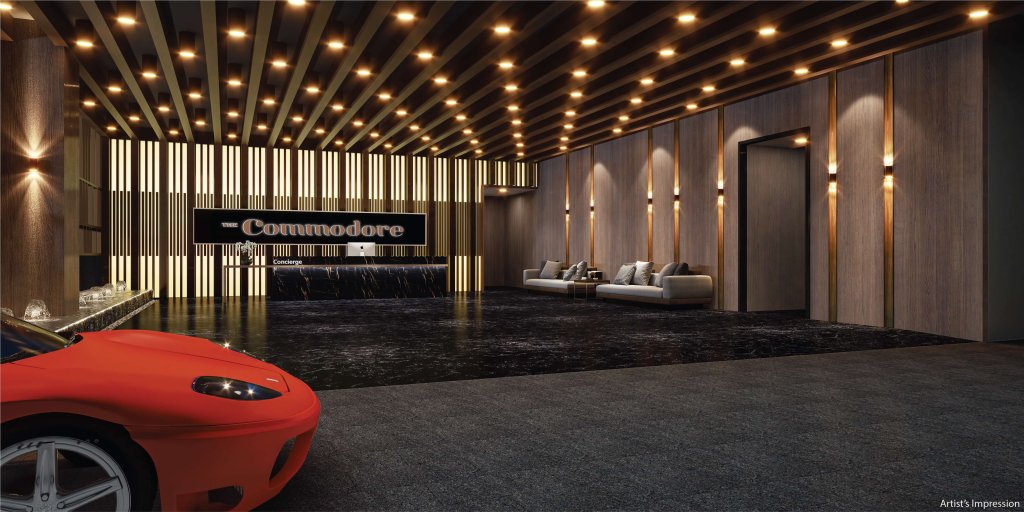 The Commodore arrival area lobby, Sembawang, Singapore