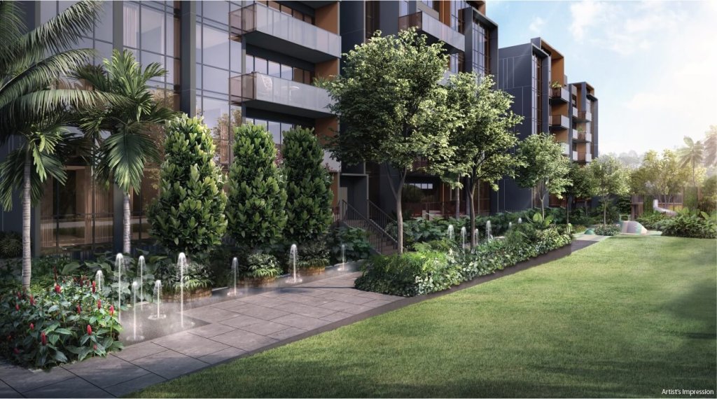 The Commodore garden lawn, Sembawang, Singapore