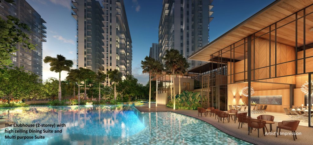 The Florence Residences clubhouse, Hougang, Singapore