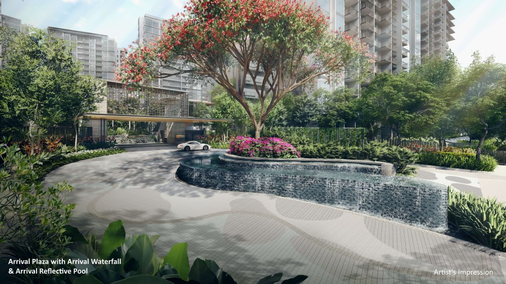 The Florence Residences entrance, Hougang, Singapore