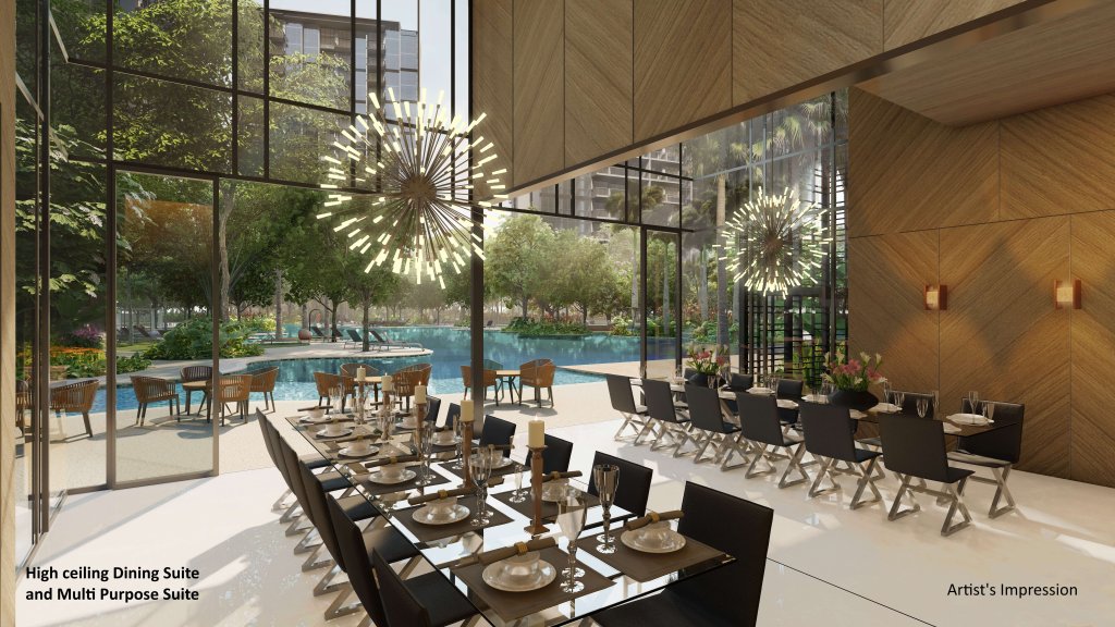 The Florence Residences function room, Hougang, Singapore