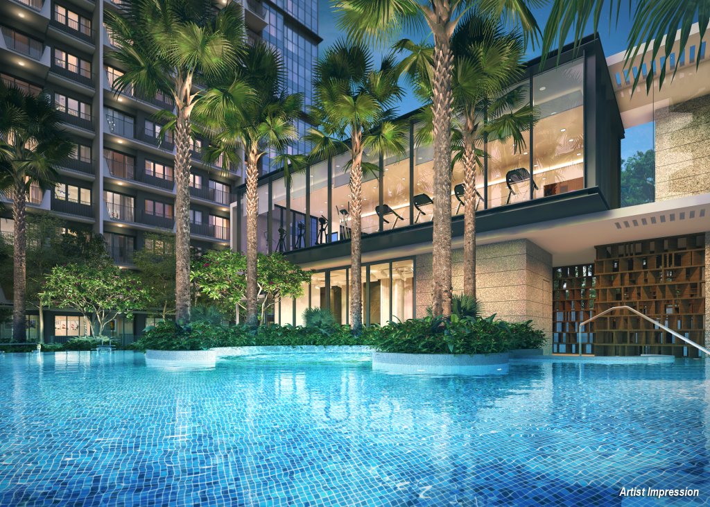 The Garden Residences clubhouse logo, Serangoon, Singapore