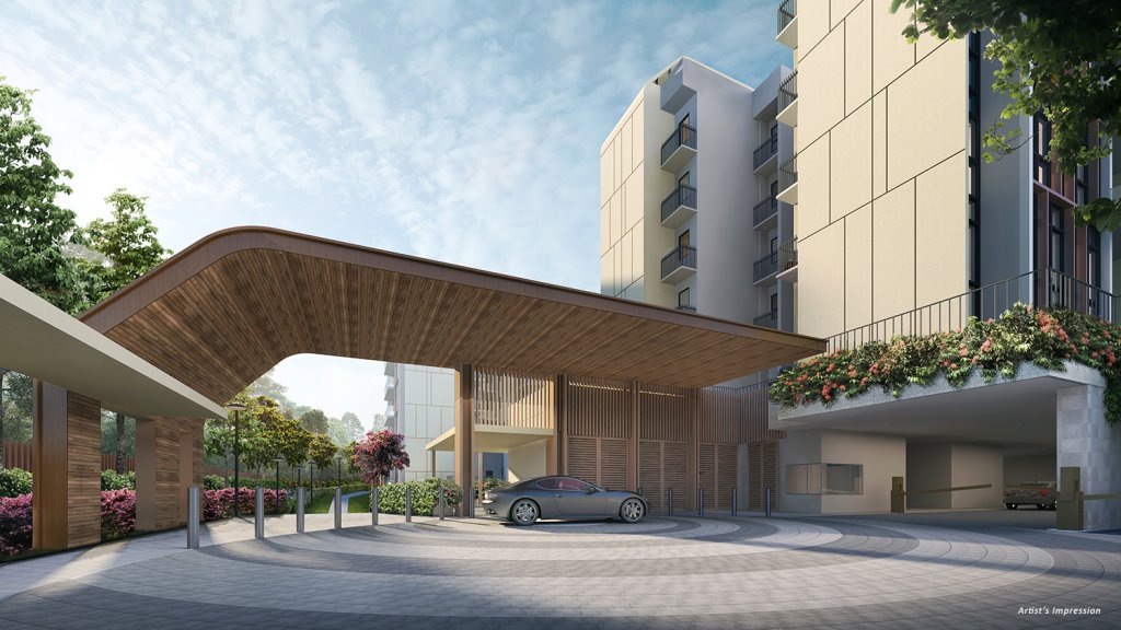 The Gazania arrival area, Serangoon, Singapore