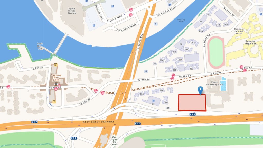 Tanjong Rhu Close GLS site map near Katong Park MRT