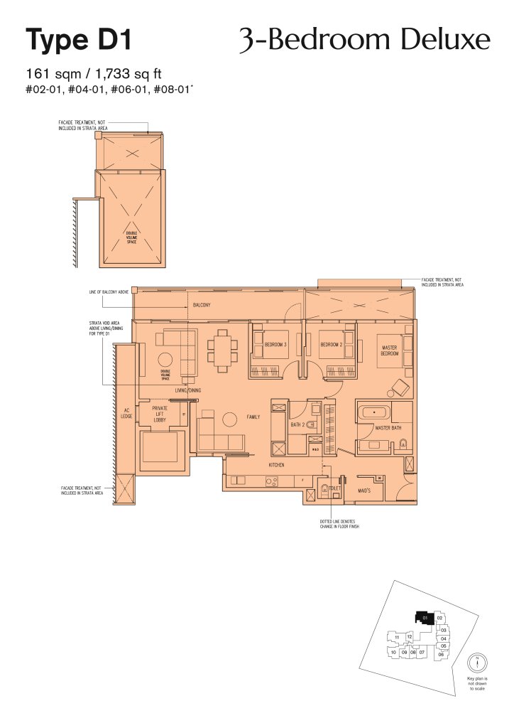 19 Nassim floor plan 1,733 sqft Type D1