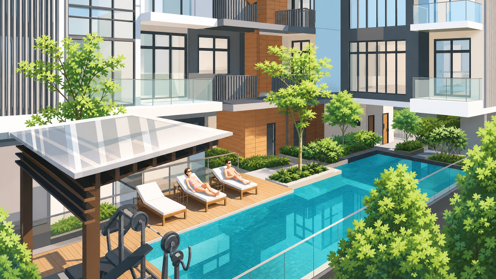 38 Jervois pool deck and the blocks