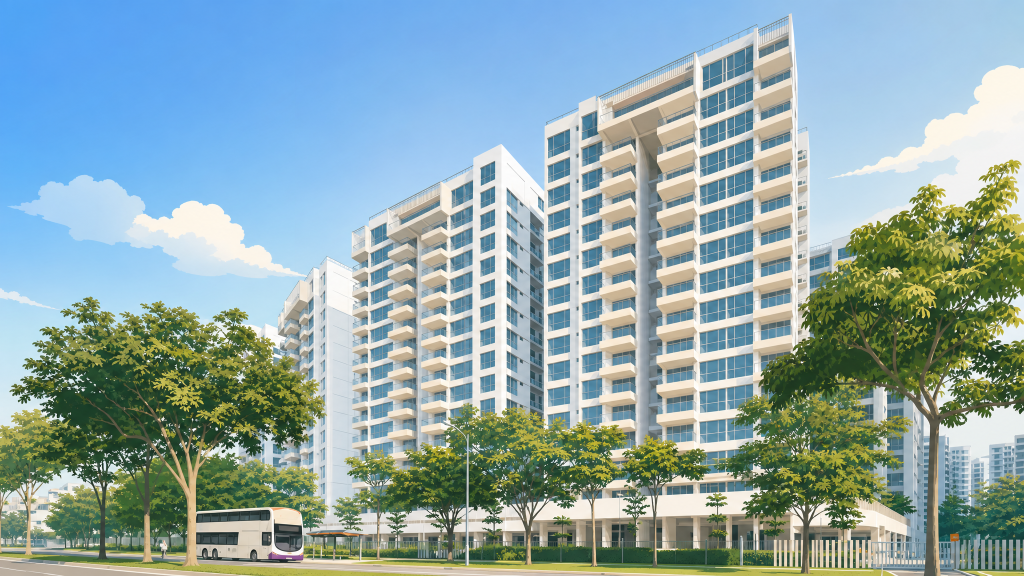 A Treasure Trove condominium exterior and towers
