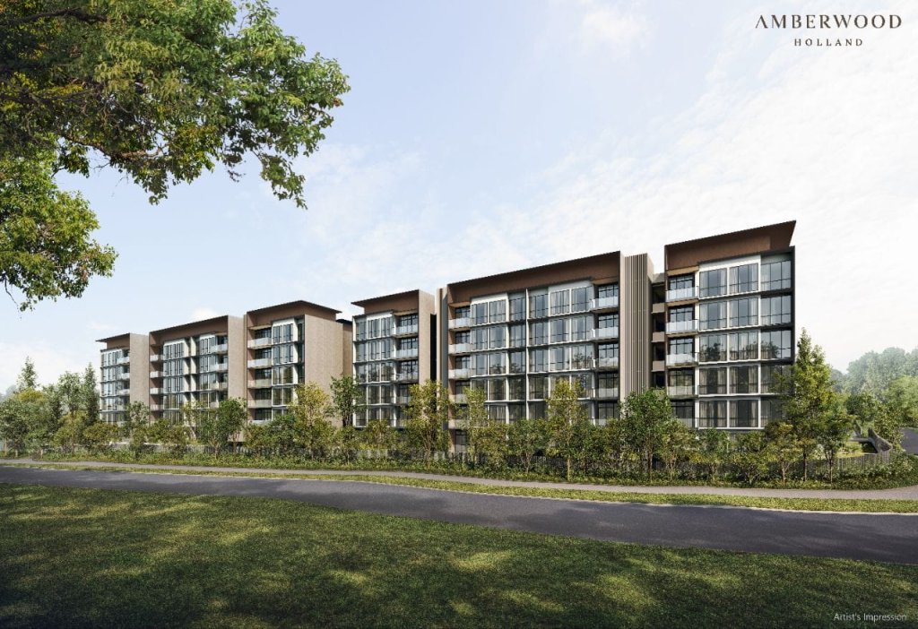 Amberwood at Holland low-rise blocks along Holland Link, Bukit Timah, Singapore