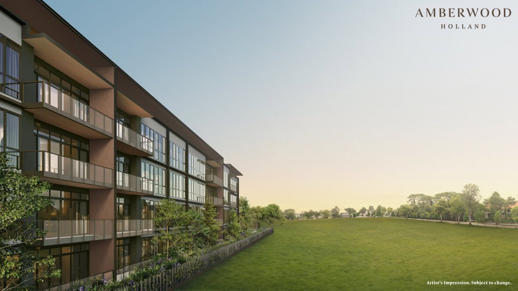 Amberwood at Holland blocks facing the future Community Plain park