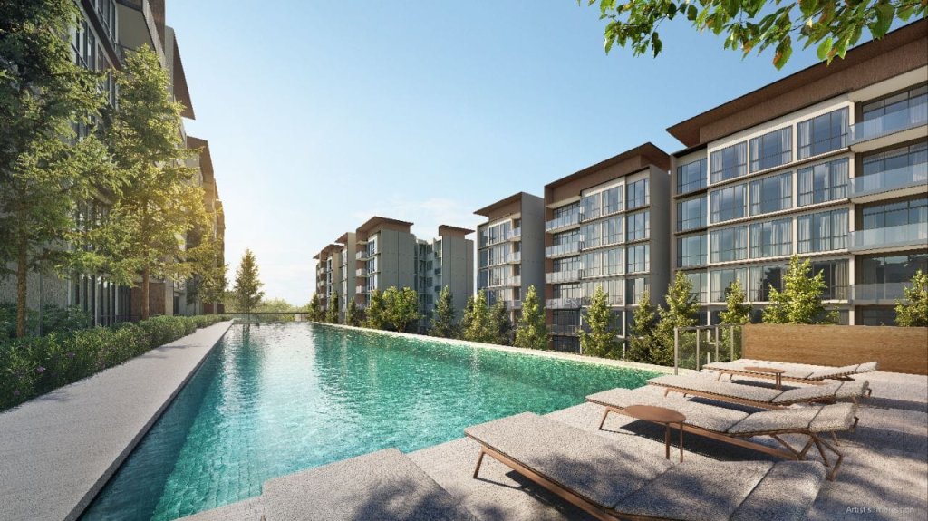 Amberwood at Holland 50m hilltop lap pool between the blocks