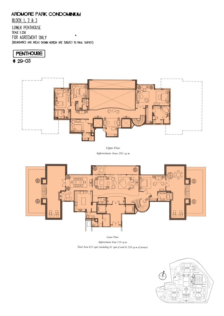 Ardmore Park floor plan 8,740 sqft Type PH1