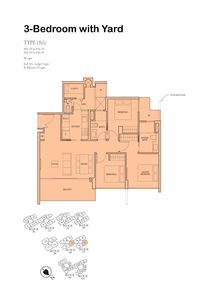 Bartley Ridge floor plan 1,033 sqft Type (3y)c