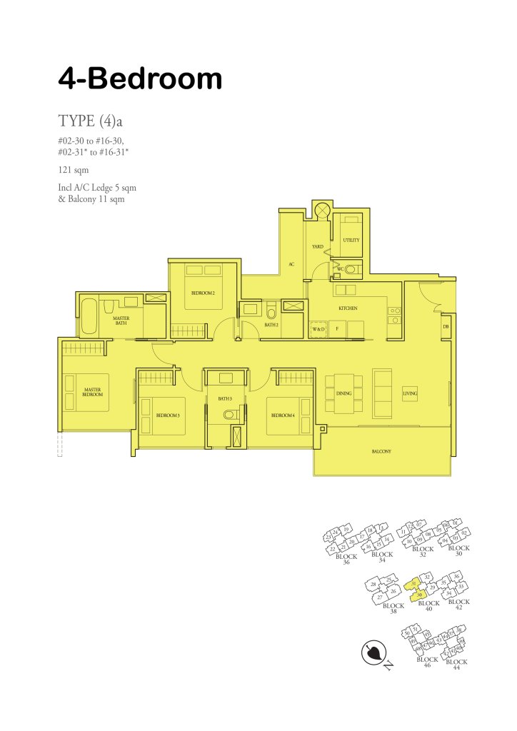 Bartley Ridge floor plan 1,302 sqft Type (4)a