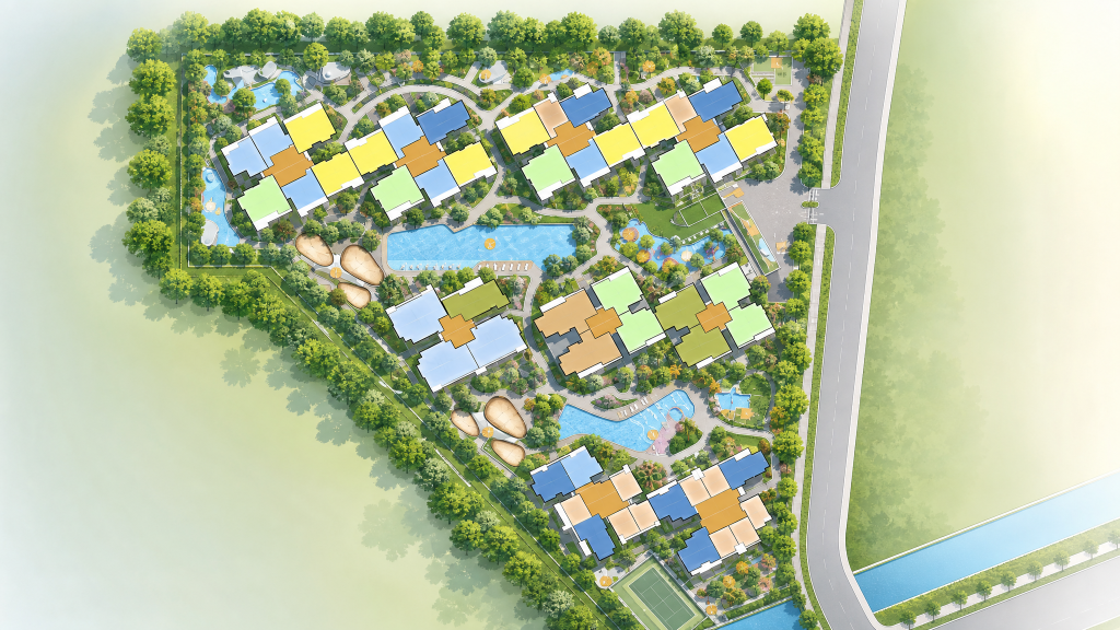 Bartley Ridge aerial site plan illustration
