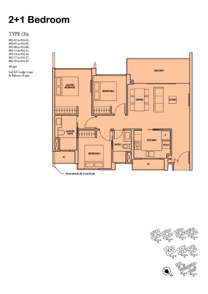 Bartley Ridge floor plan 969 sqft Type (3)a