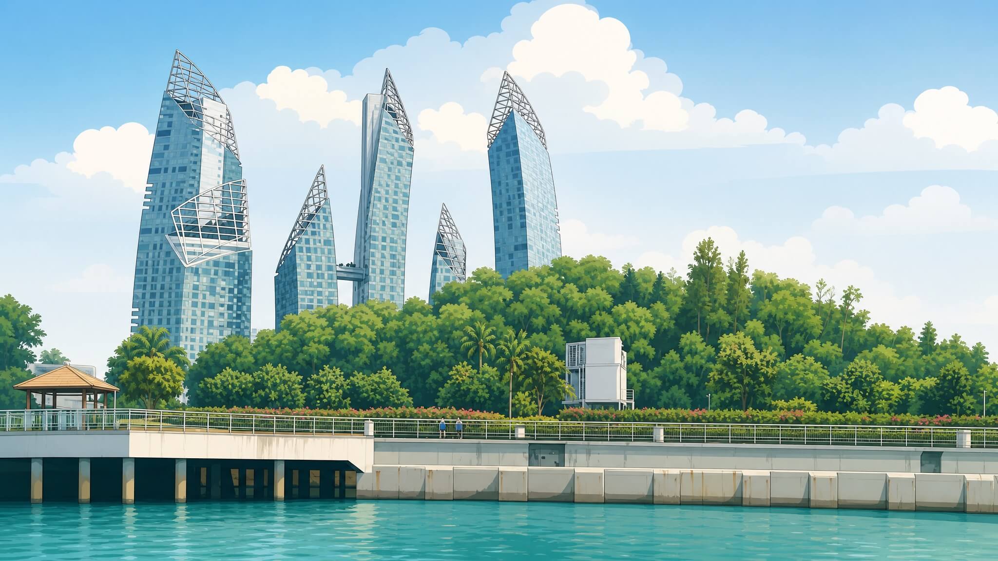 Reflections at Keppel Bay waterfront condos - rental yield in Singapore condos