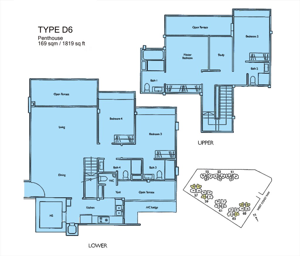 Carabelle floor plan 1,819 sqft Type D6