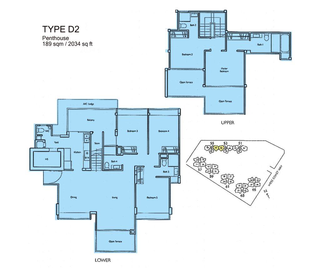 Carabelle floor plan 2,034 sqft Type D2