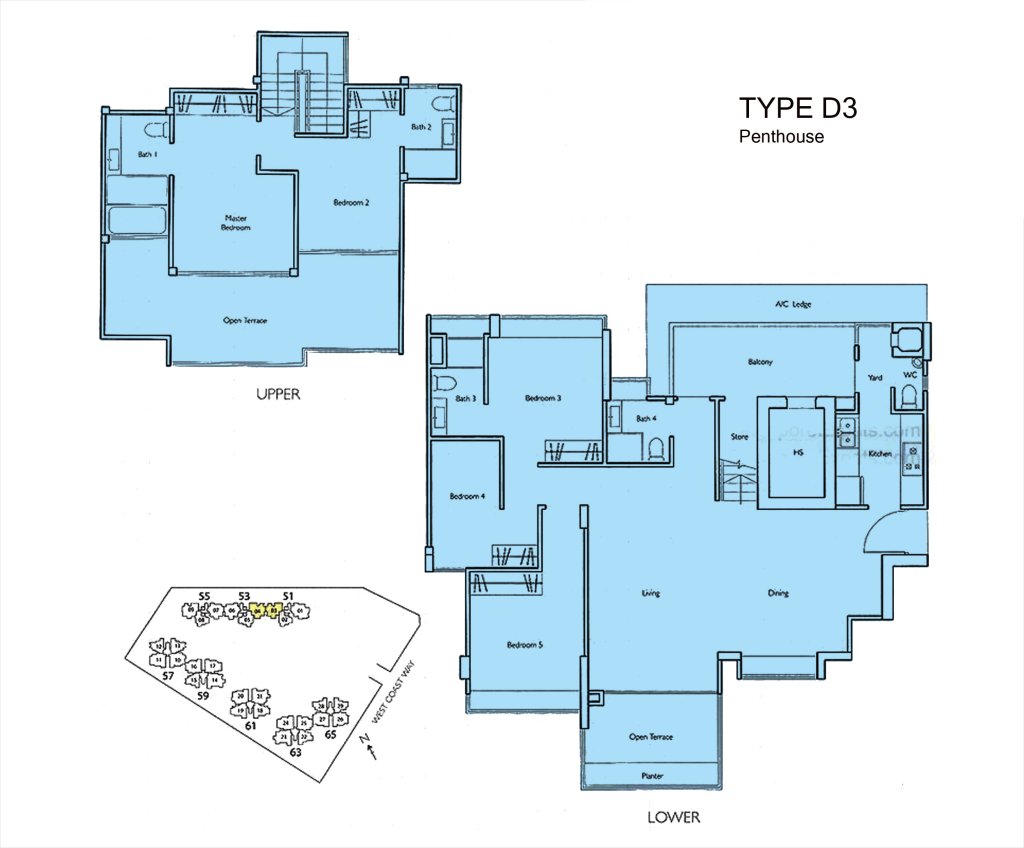 Carabelle floor plan 2,110 sqft Type D3