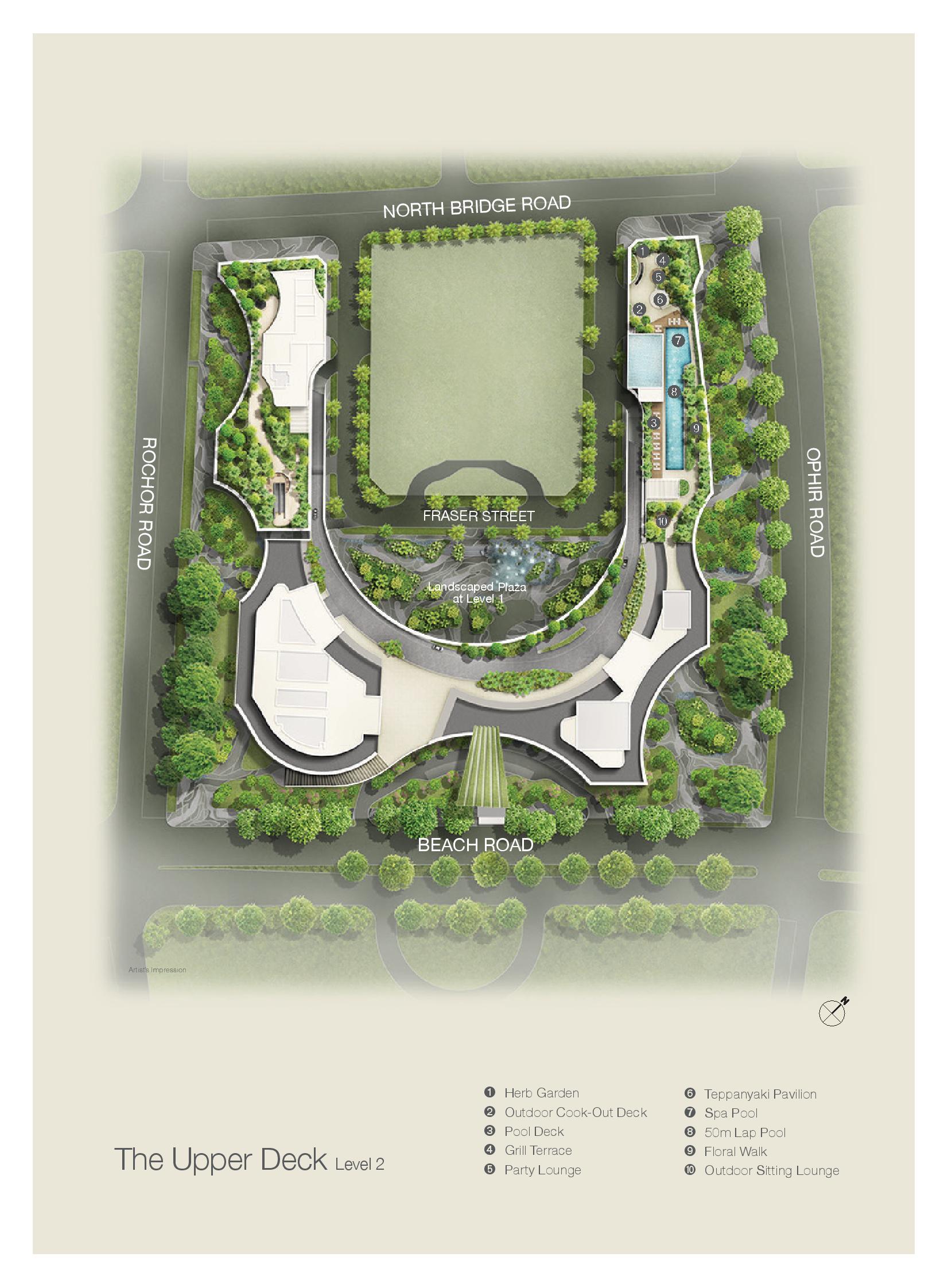 DUO Residences site plan