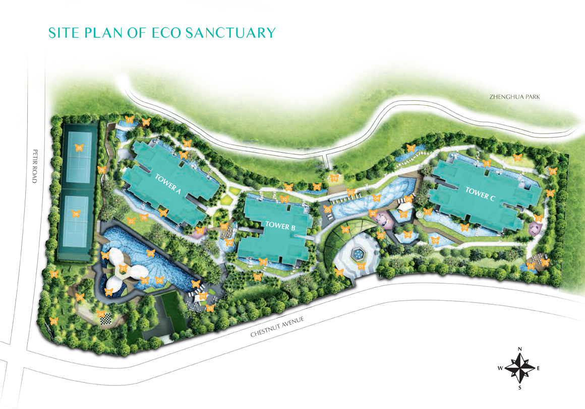 Eco Sanctuary site plan