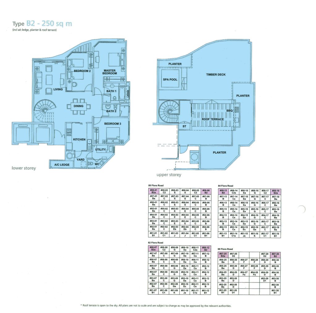 Edelweiss Park Condominium floor plan 2,691 sqft Type Type B2