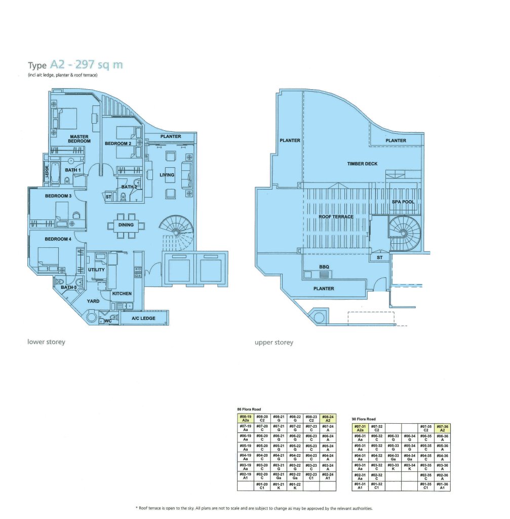 Edelweiss Park Condominium floor plan 3,197 sqft Type TypeA2