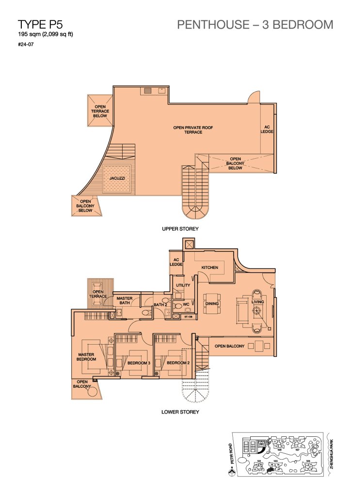 Foresque Residences floor plan 2,099 sqft Type P5