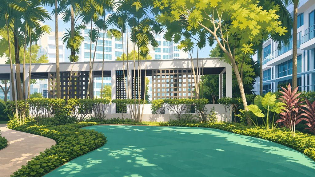 Gardenvista lawn and trellis pavilion