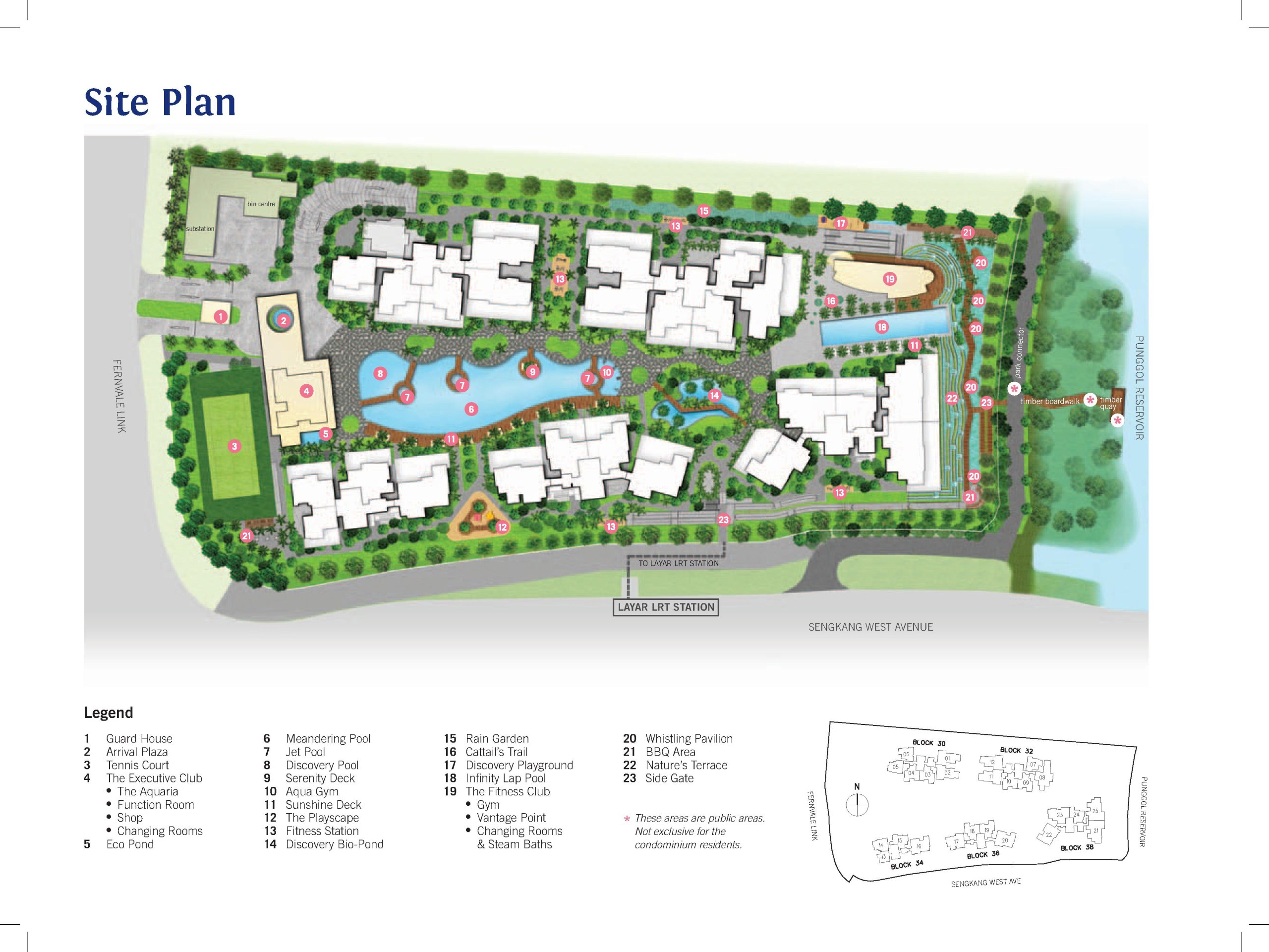 H2O Residences site plan