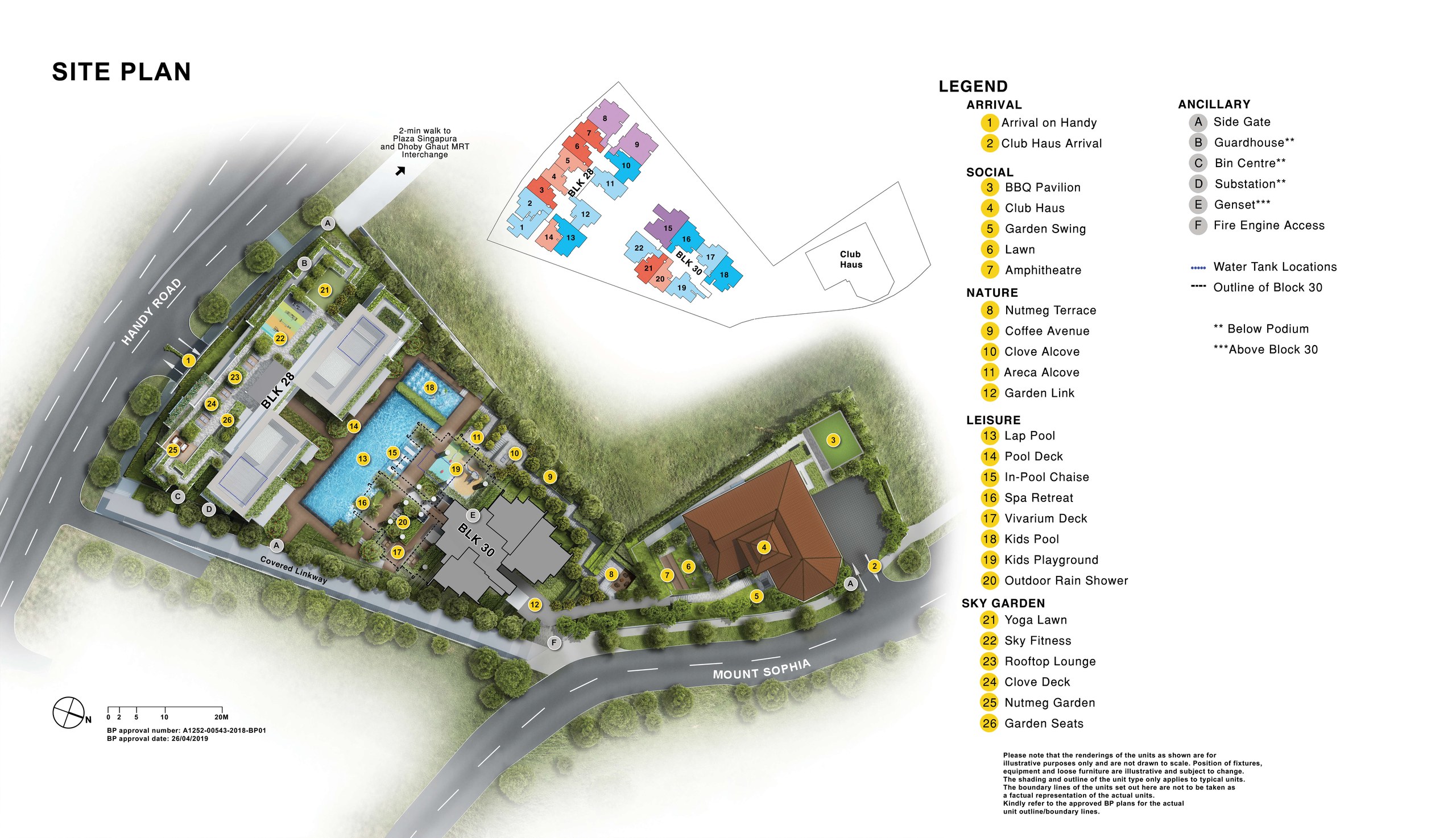 Haus on Handy site plan
