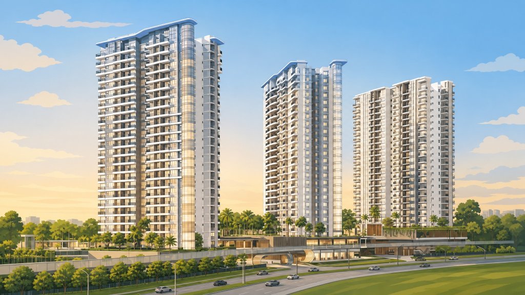 High Park Residences towers above the tree line