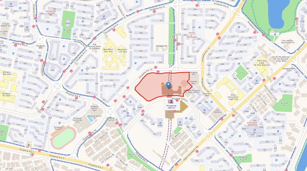 Hougang Central GLS GLS site parcel at Hougang Central