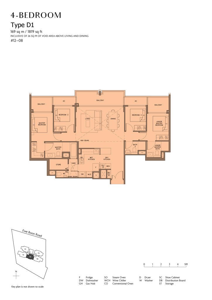 Juniper Hill floor plan 1,819 sqft Type D1
