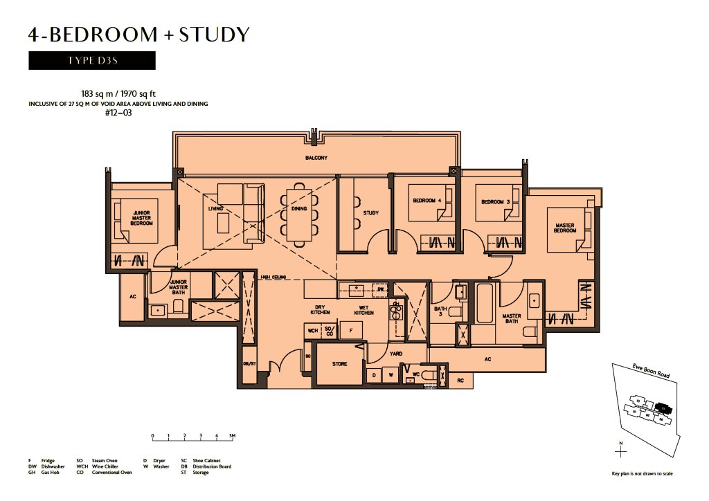 Juniper Hill floor plan 1,970 sqft Type D3S