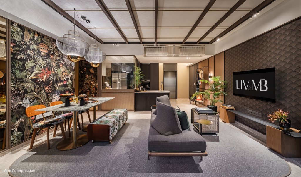 Liv @ MB clubhouse lounge interior