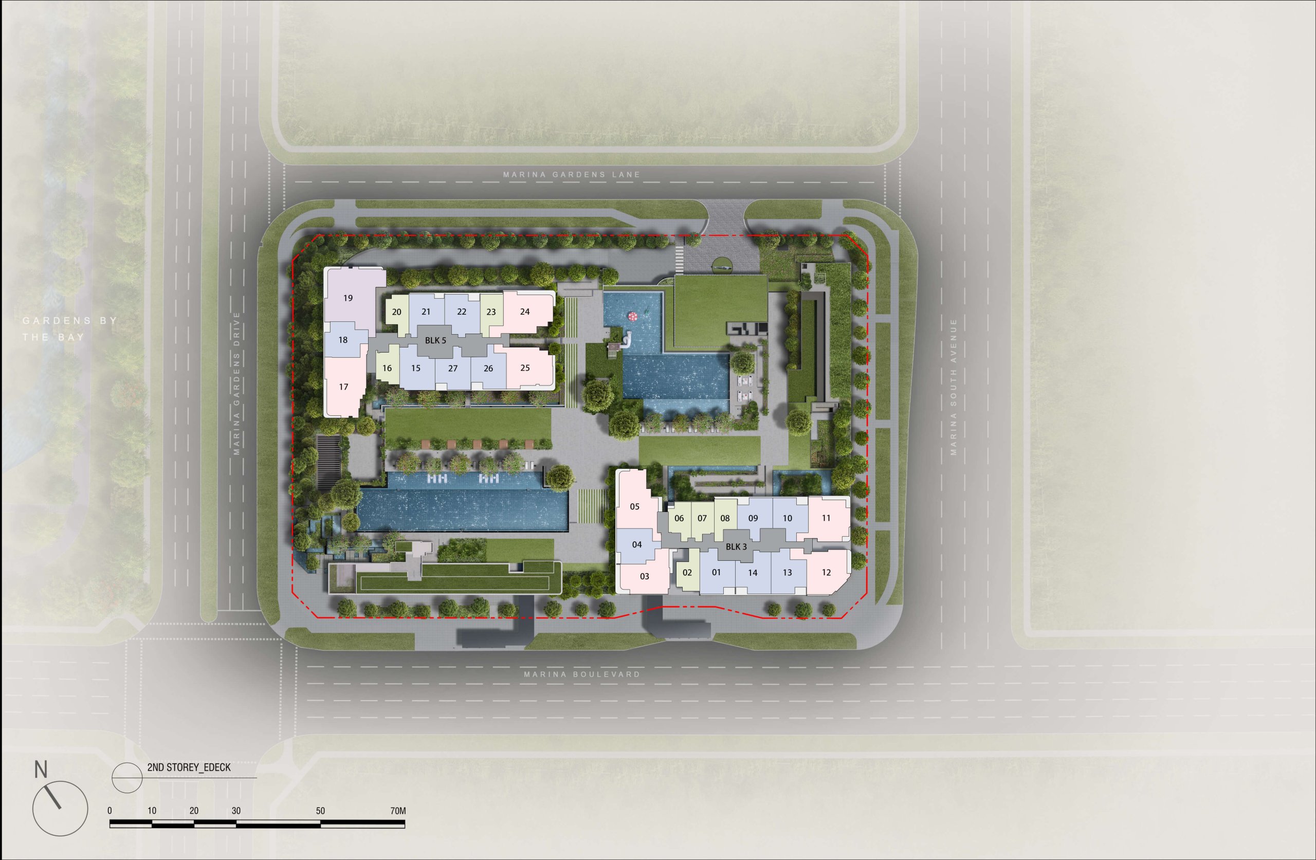 Marina One Residences site plan