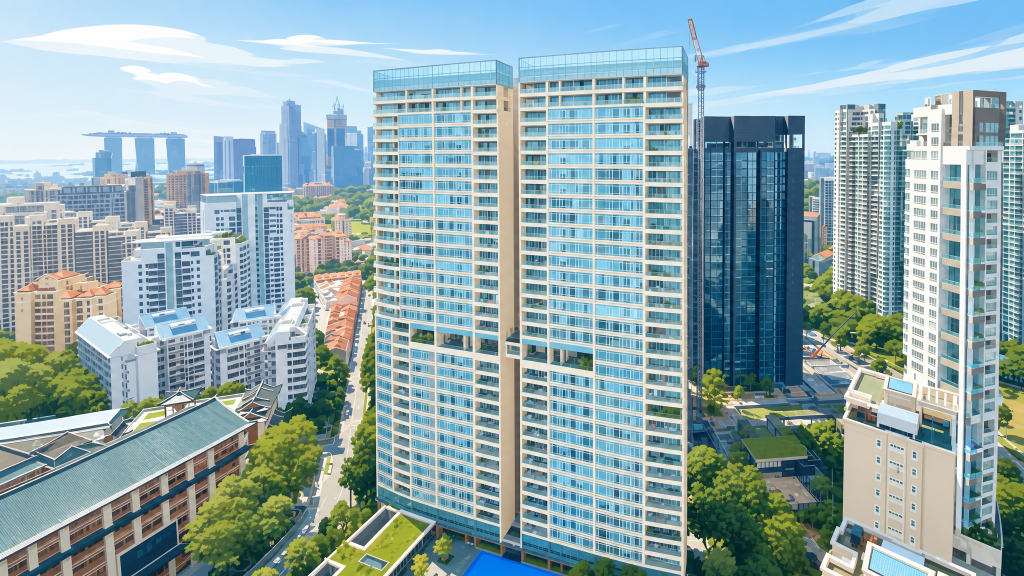 Martin Place Residences the towers above the river district