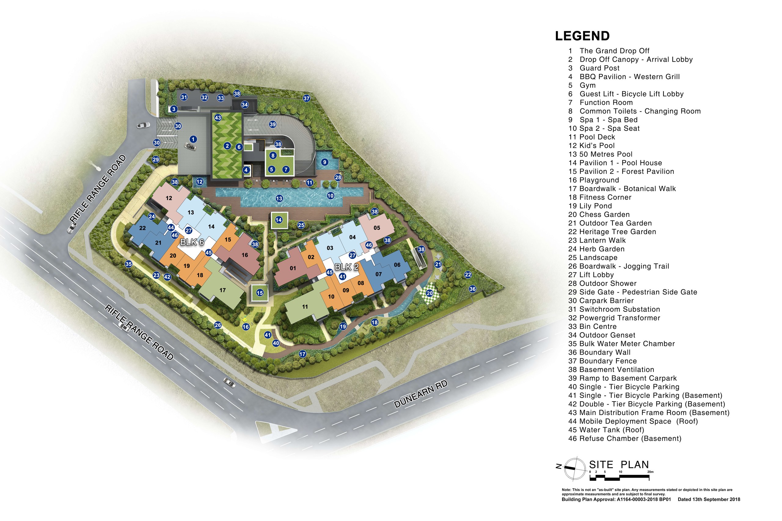 Mayfair Modern site plan