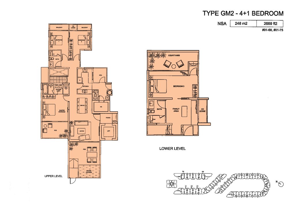 Meadows @ Peirce floor plan 2,669 sqft Type Type GM2