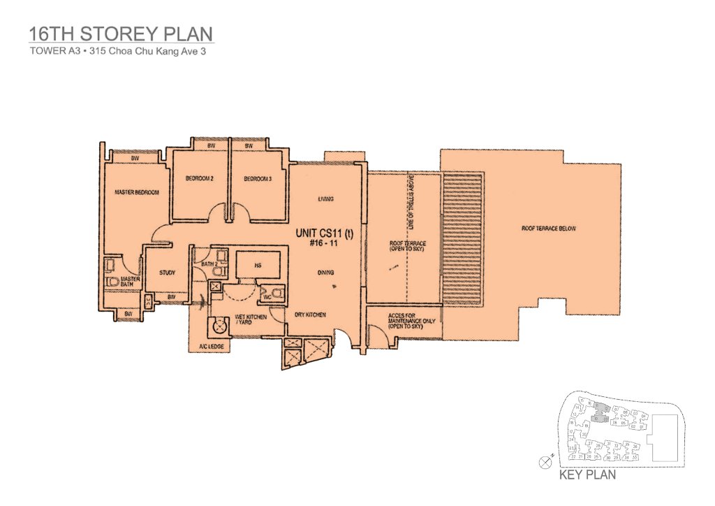 Mi Casa floor plan 1,485 sqft Type CS11(t)
